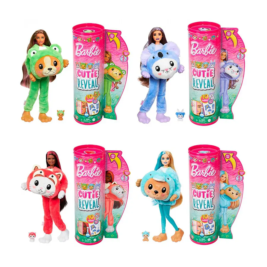 Mattel Mini BarbieLand Fashionista - Confezione da 10 micro bambole