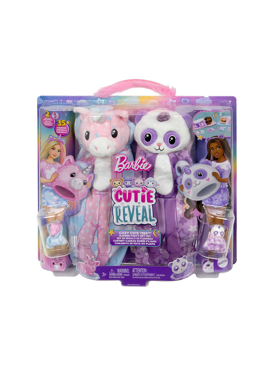 Barbie Cutie Reveal Set De Juego Pijamada 1