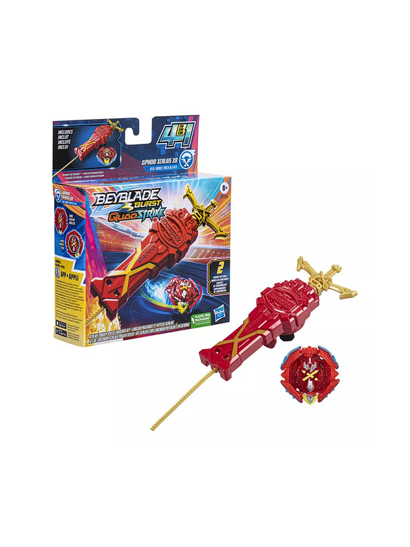 Beyblade Set De Lanzador Xcalius Power Speed  3