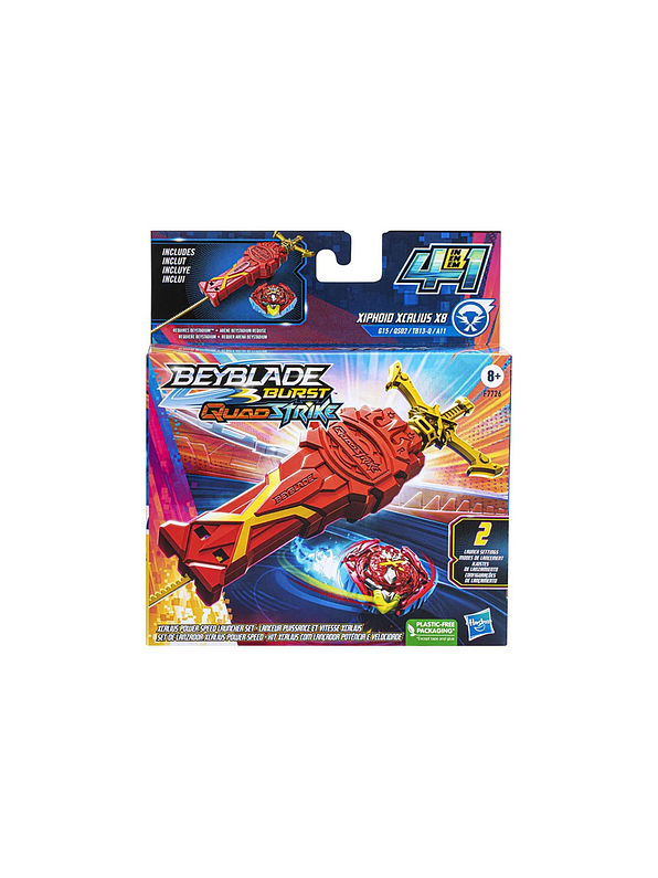 Beyblade Set De Lanzador Xcalius Power Speed  1