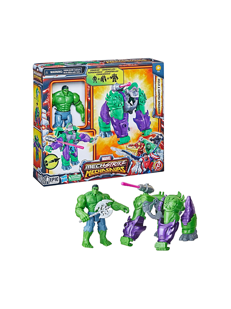 Mechstrike Mechasaurs Hulk & Gamma Smasher 4