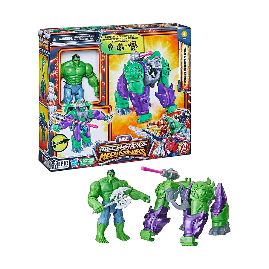 Mechstrike Mechasaurs Hulk & Gamma Smasher 4