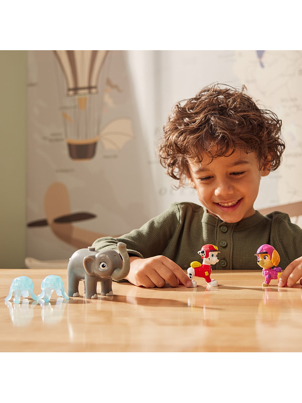 Paw Patrol Jungla  Cachorro Con Mascota 3