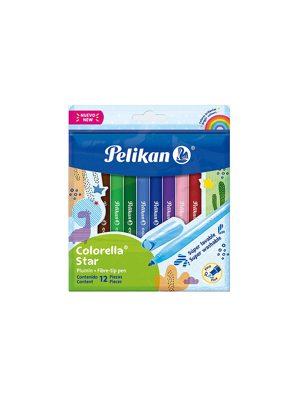  Plumones Colorella Star Junior X 12 Unidades 1