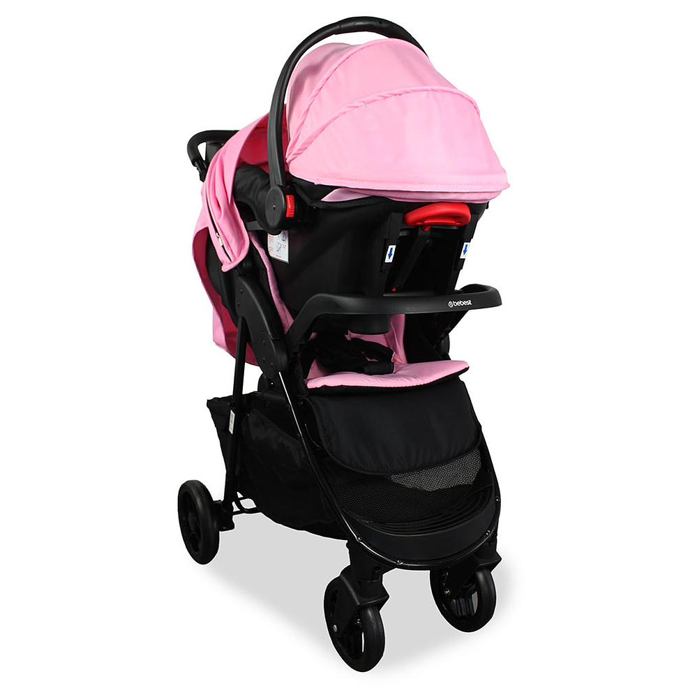 Coche Bebesit Travel Sytem Sienna Pink 4