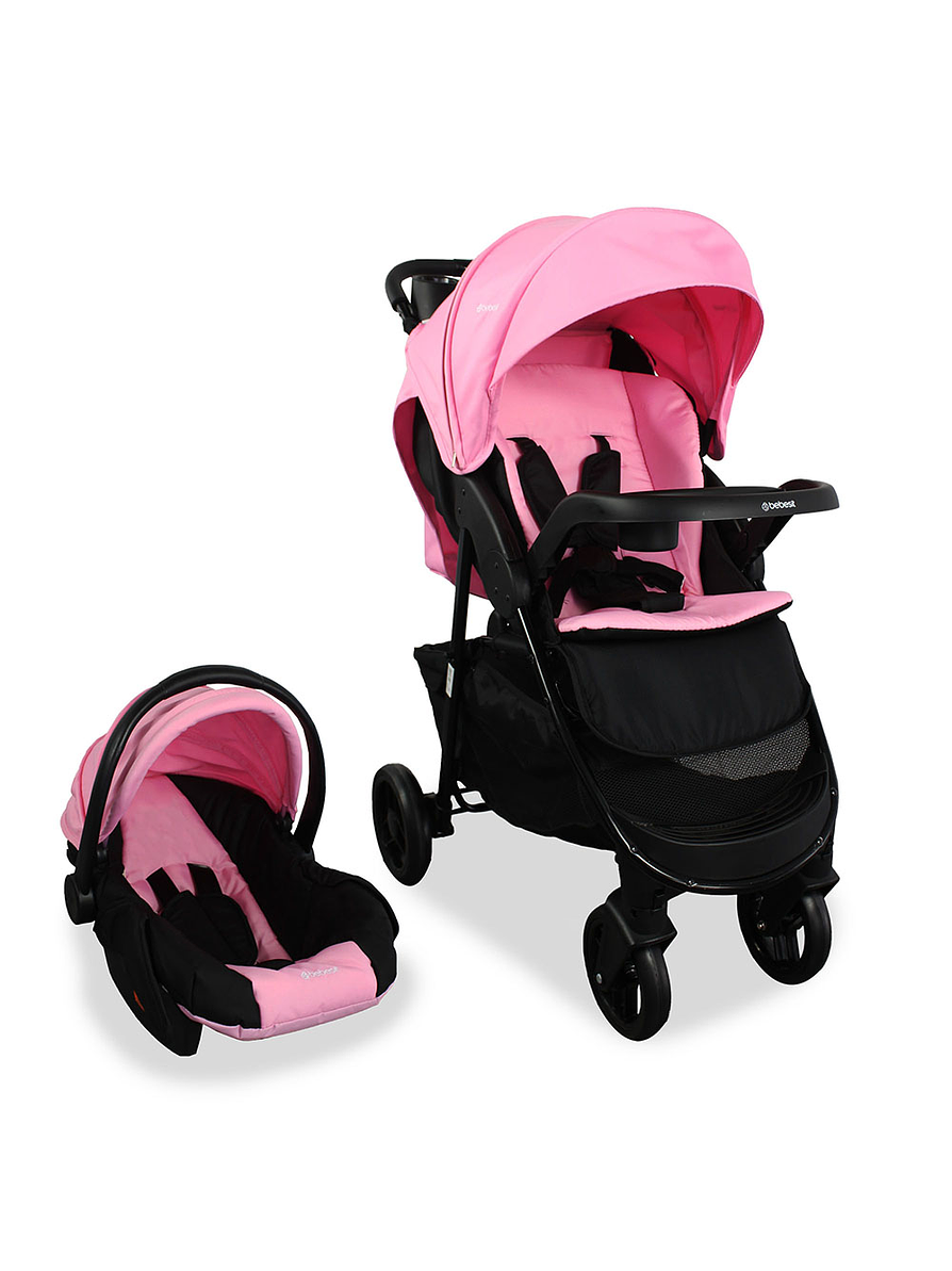 Coche Bebesit Travel Sytem Sienna Pink 1