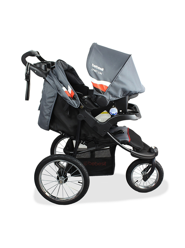 Coche Bebesit Travel Sytem Jogger X7 Sport Gray 4 en 1 2