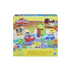 Play-Doh Primeras Creaciones Con La Rana Y Los Colores 