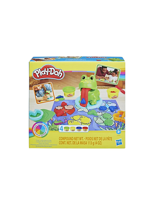 Play-Doh Primeras Creaciones Con La Rana y los colores  1