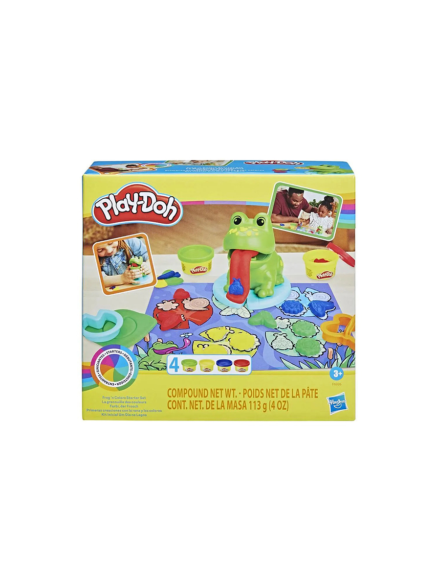 Play-Doh Primeras Creaciones Con La Rana y los colores  1