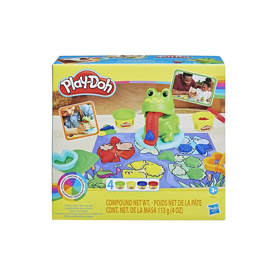Play-Doh Primeras Creaciones Con La Rana Y Los Colores