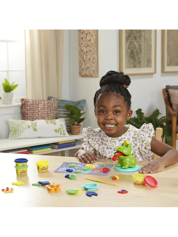 Play-Doh Primeras Creaciones Con La Rana y los colores  3