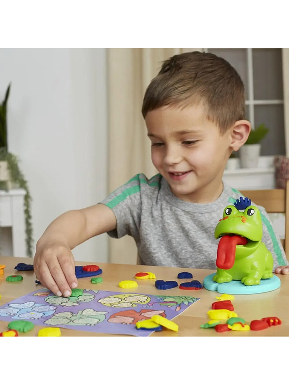 Play-Doh Primeras Creaciones Con La Rana y los colores  4