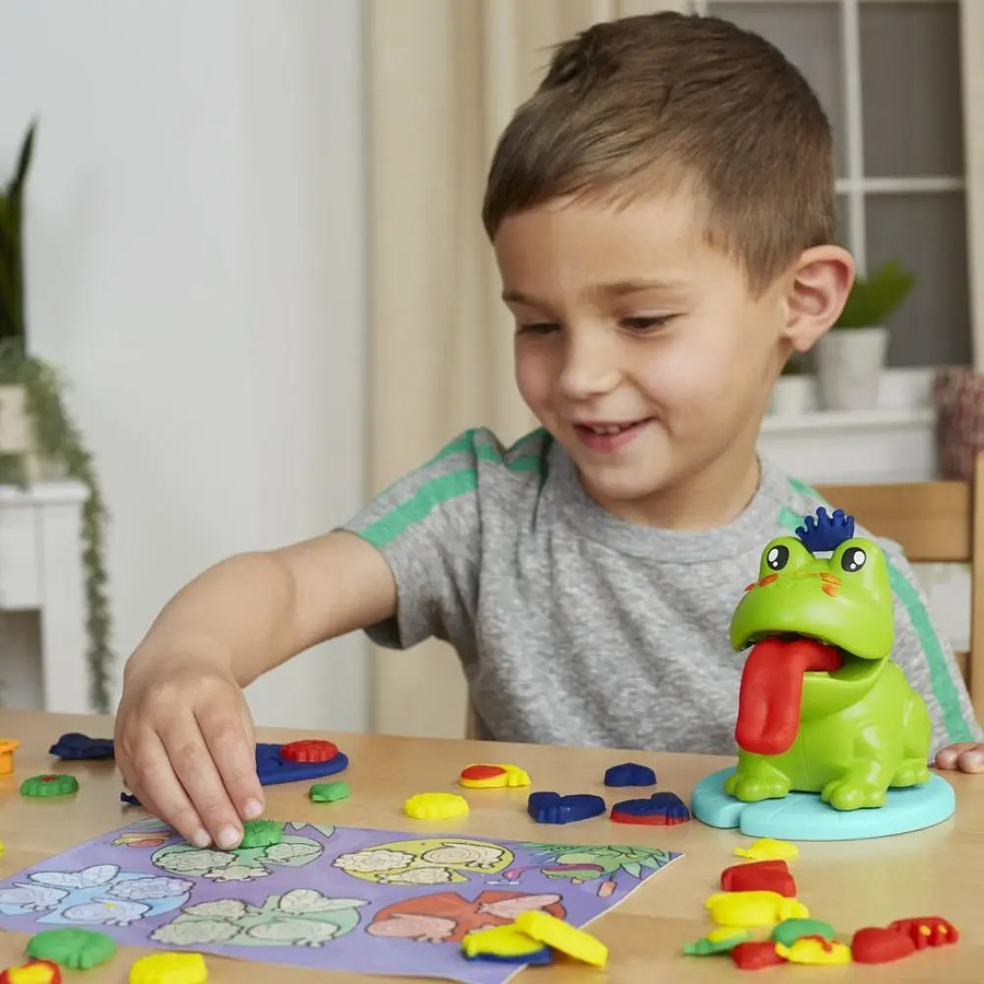 Play-Doh Primeras Creaciones Con La Rana Y Los Colores  4