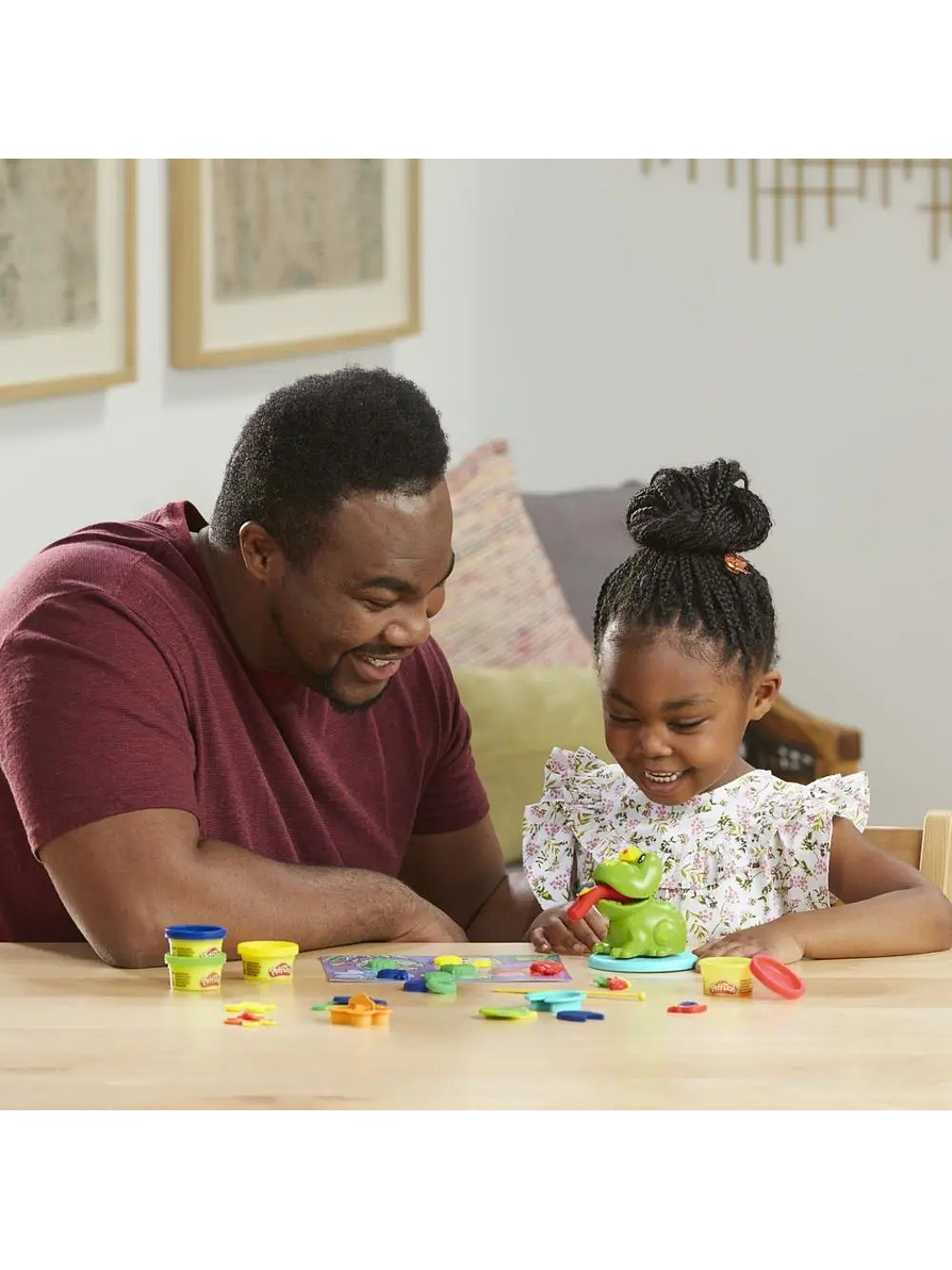 Play-Doh Primeras Creaciones Con La Rana y los colores  5