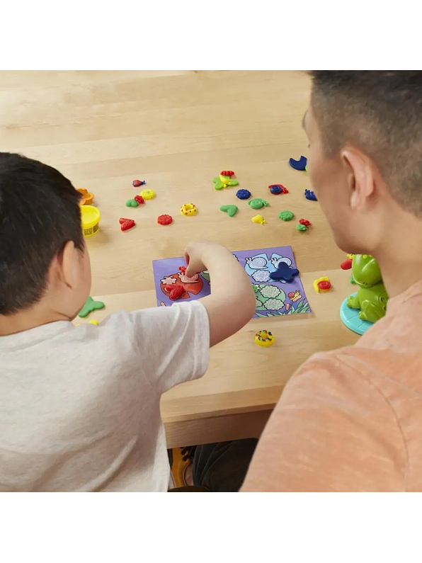 Play-Doh Primeras Creaciones Con La Rana y los colores  7