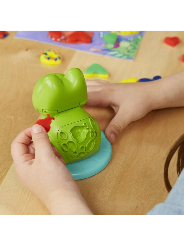 Play-Doh Primeras Creaciones Con La Rana y los colores  8