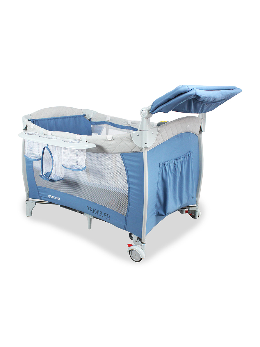 Cuna Corral Traveller Blue 4