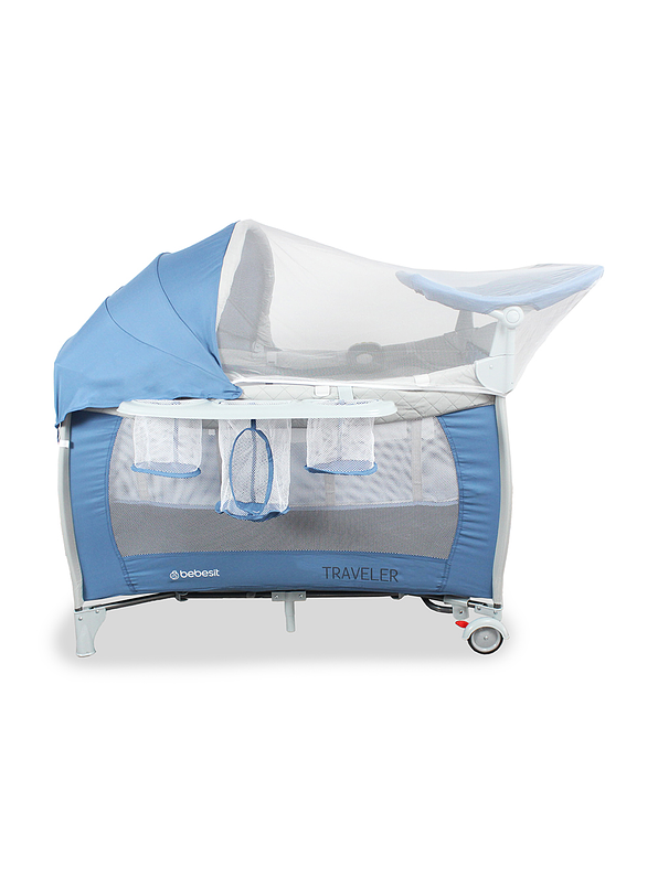 Cuna Corral Traveller Blue 3