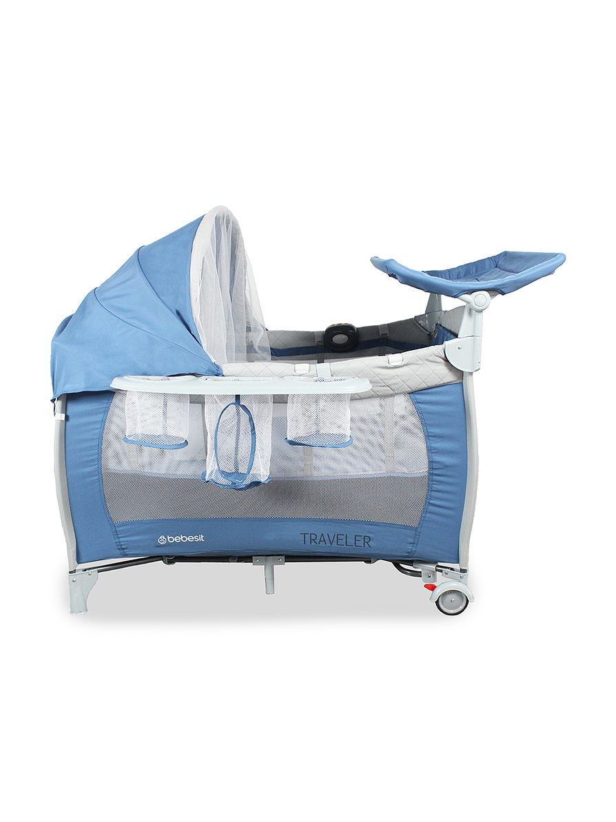 Cuna Corral Traveller Blue 7