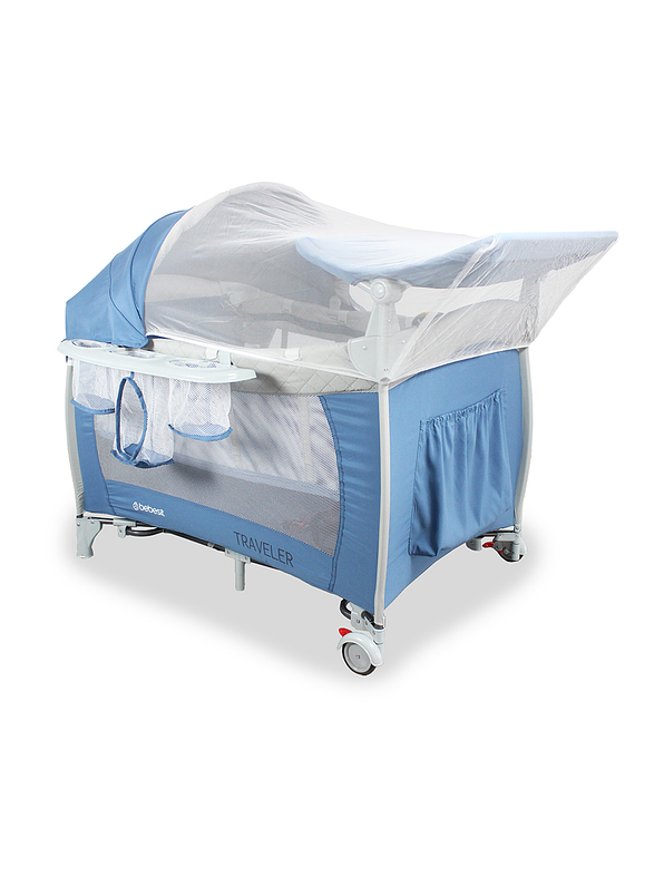 Cuna Corral Traveller Blue 9