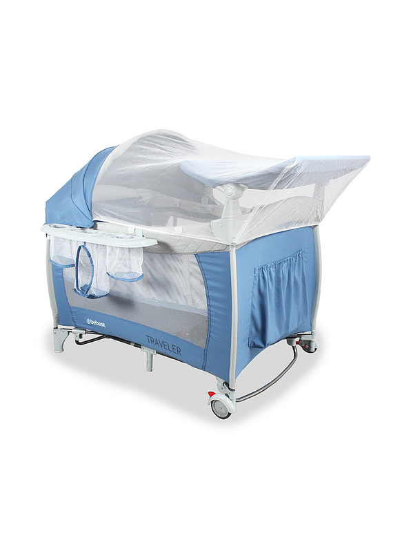 Cuna Corral Traveller Blue 2