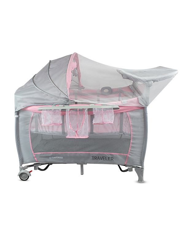 Cuna Corral Traveller Pink 3