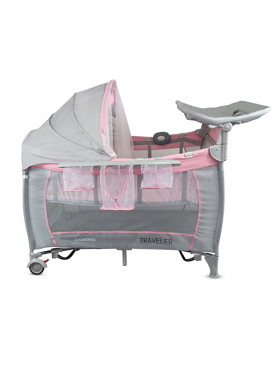 Cuna Corral Traveller Pink 2