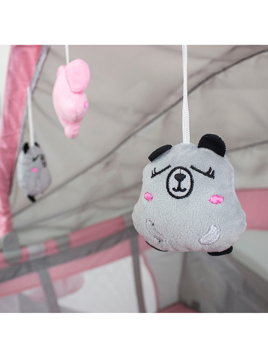 Cuna Corral Traveller Pink 12