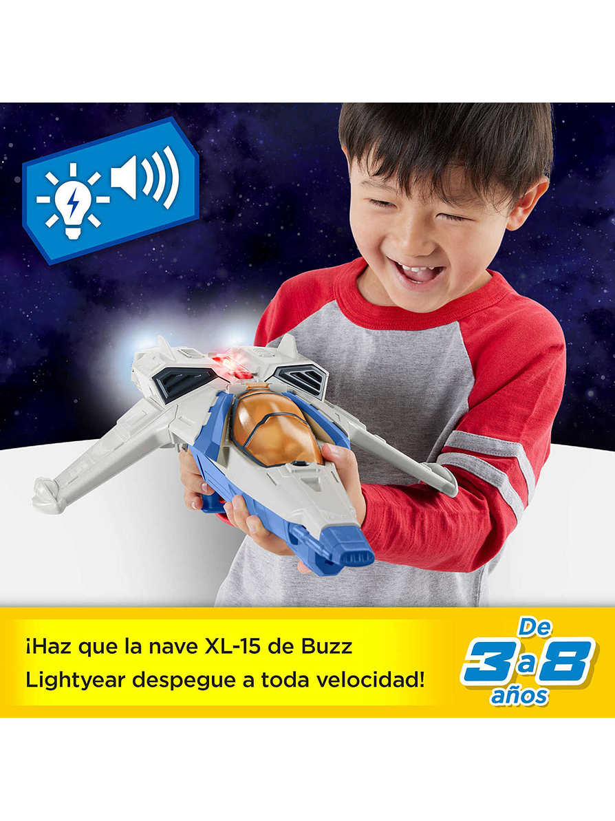 Imaginext Lightyear Nave Espacial Deluxe  6