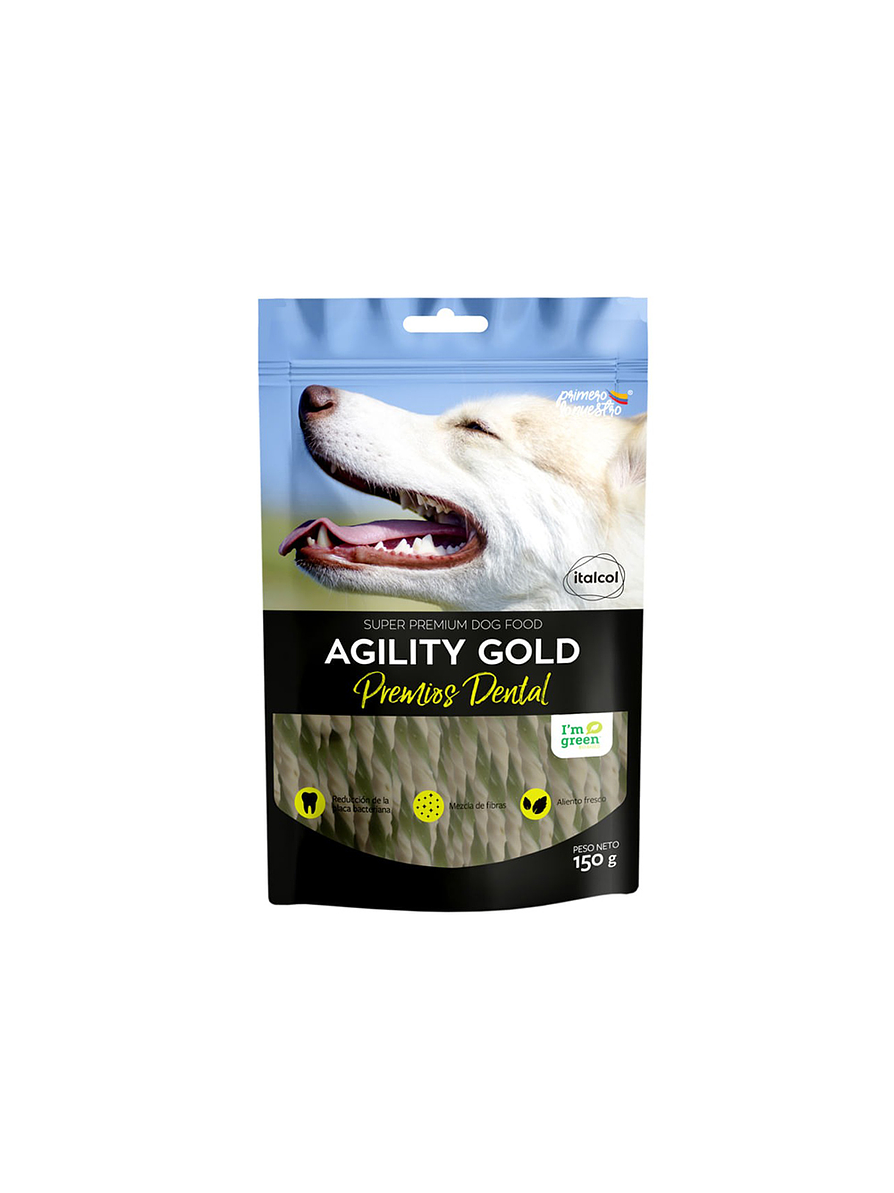 Agility Gold Snack Seco Para Perro Premio Dental X 150 Gr 1