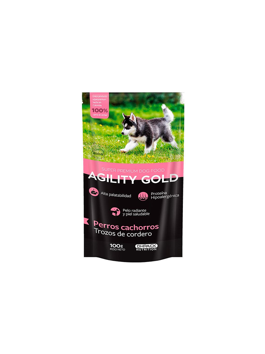 Agility Gold Trozos De Cordero Para Cachorro X 100 Gr 1