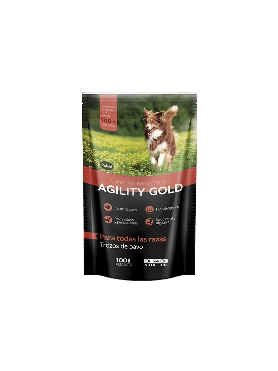 Agility Gold Trozos De Pavo X 100 Gr 1