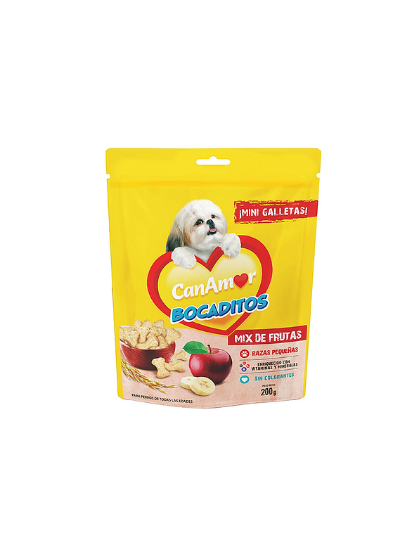 Bocaditos Canamor Mix De Frutas X 200 Gr 1