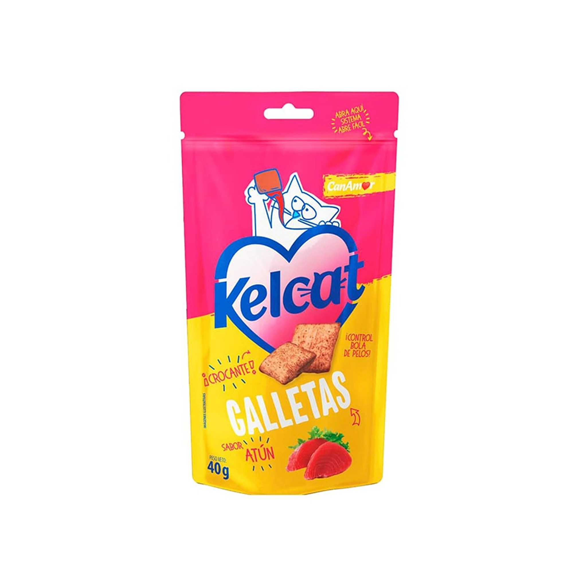 Galletas Para Gatos Kelcat Atun X 40 Gr