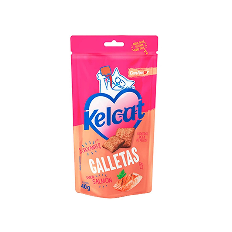 Galletas Para Gatos Kelcat Salmon X 40 Gr