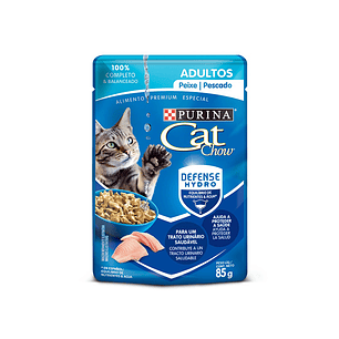 Purina Catchow Adultos Pescado X 85 Gr