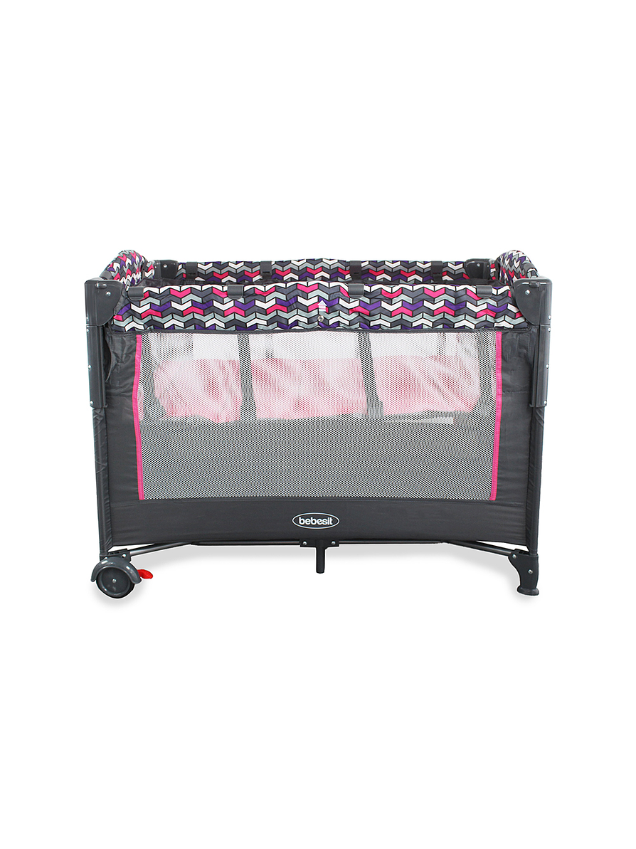 Cuna Corral Baby Colecho Sleep Pink 4