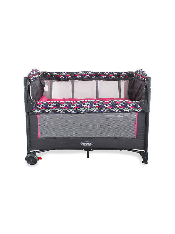 Cuna Corral Baby Colecho Sleep Pink 2