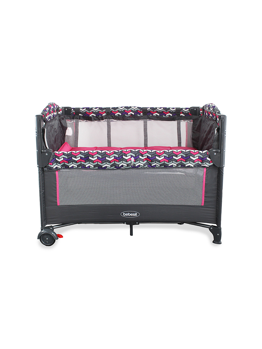 Cuna Corral Baby Colecho Sleep Pink 2