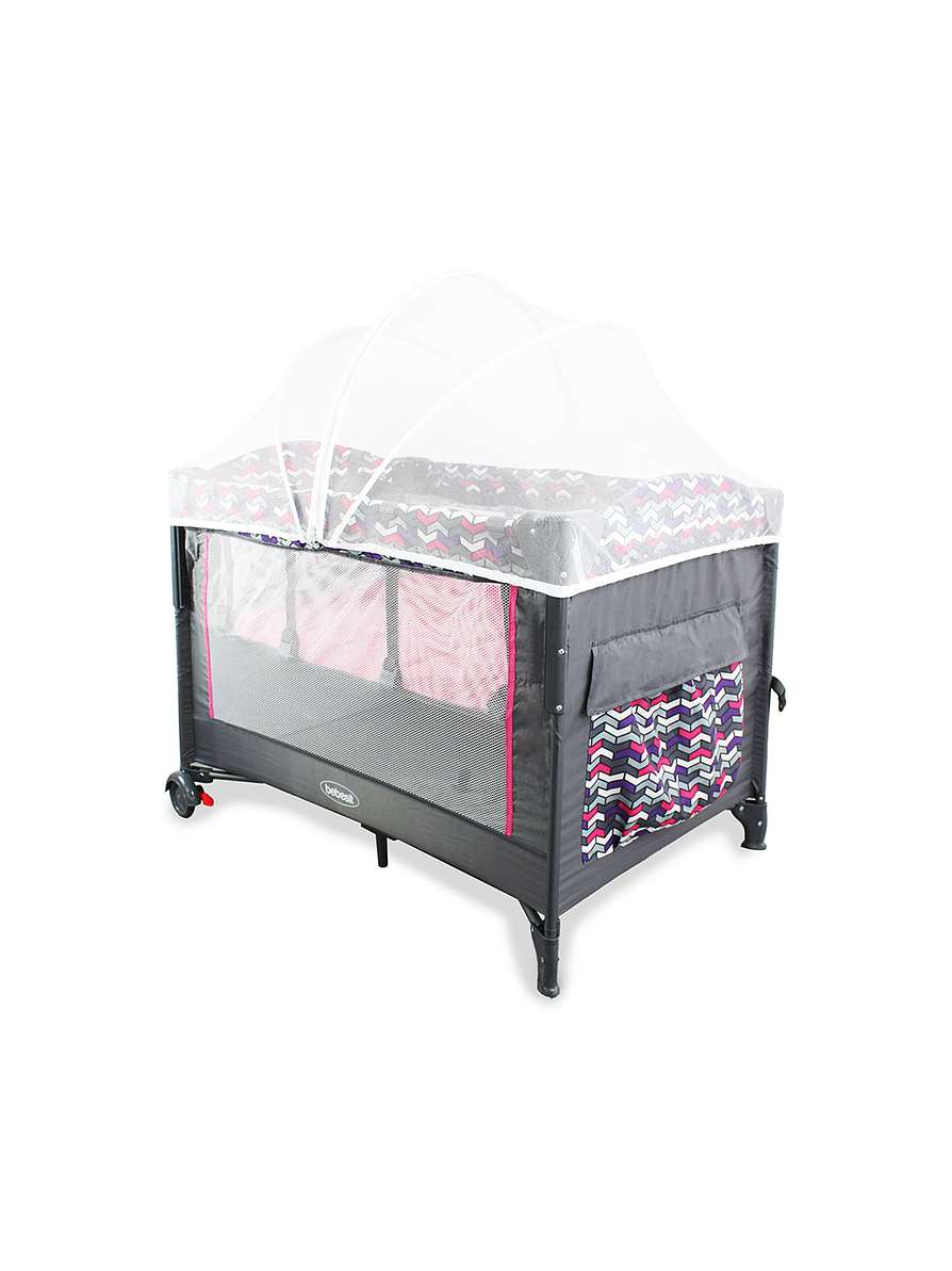 Cuna Corral Baby Colecho Sleep Pink 6