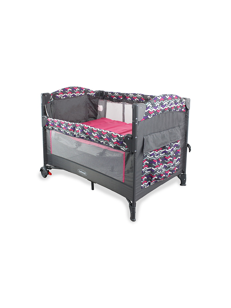 Cuna Corral Baby Colecho Sleep Pink 7