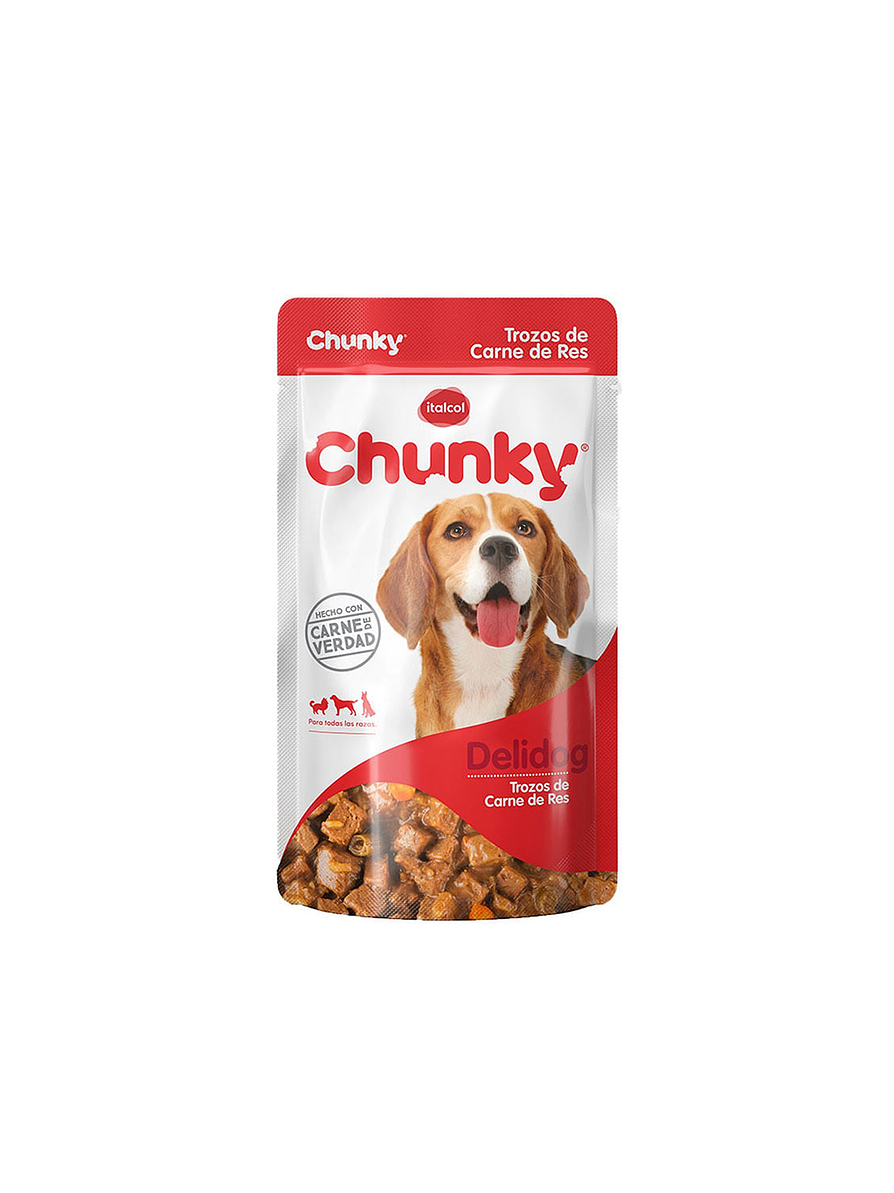 Chunky Delidog Trozos Carne De Res X 250 Gr 1