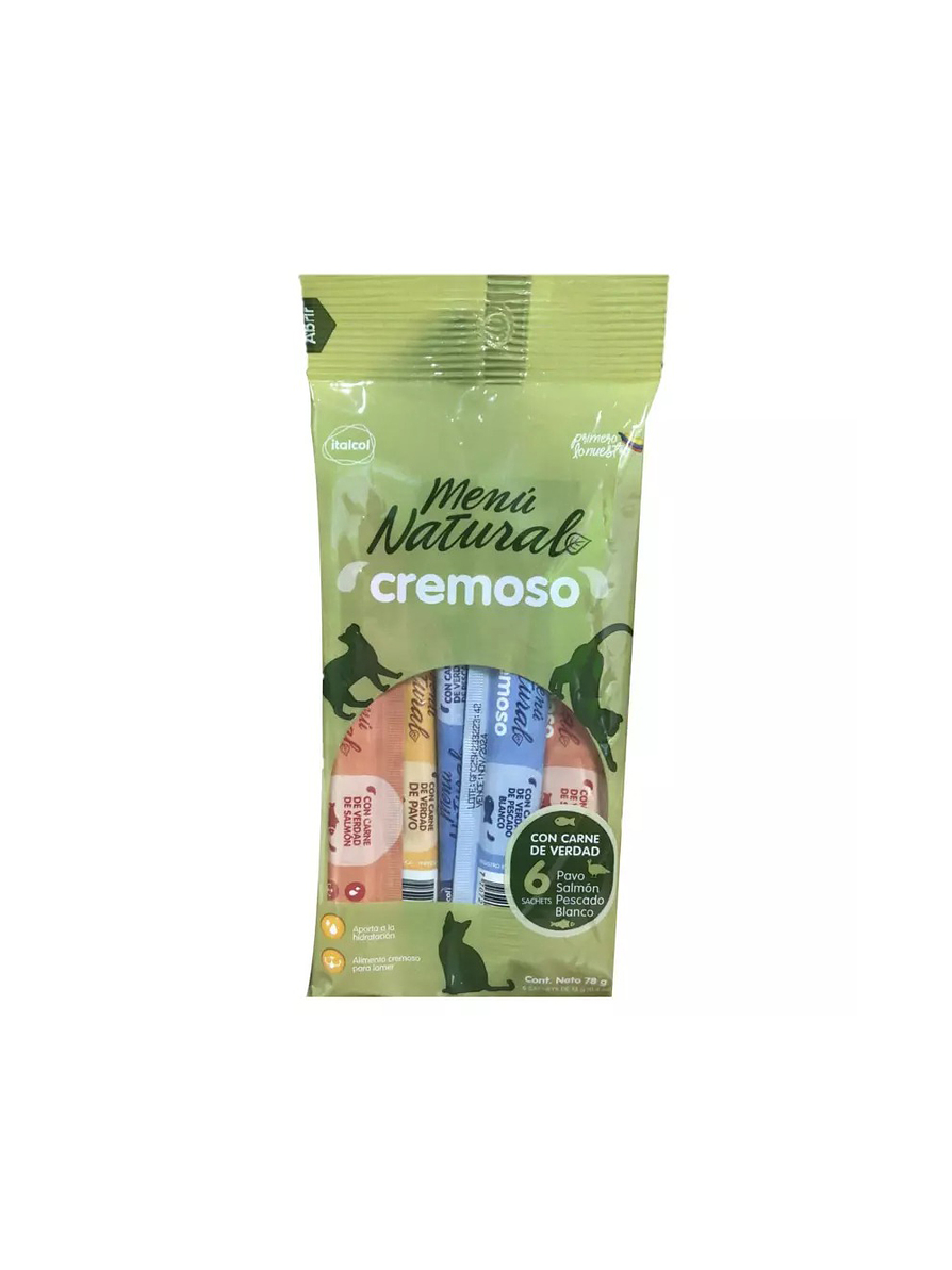 Chunky Menu Nat Cremoso Gato X 6 Unidades  1