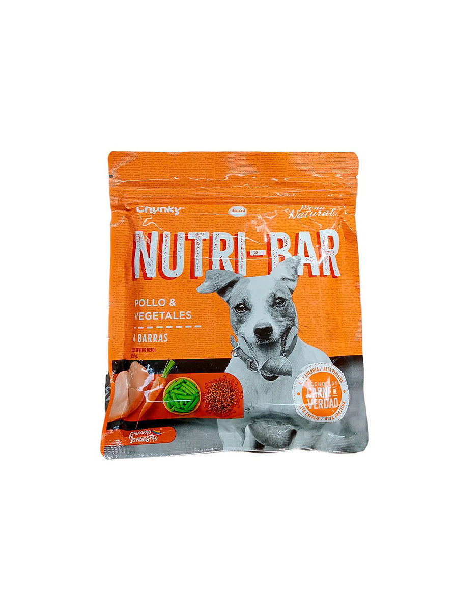 Chunky Nutri - Bar Pollo & Vegetales X 4 Unidades 1