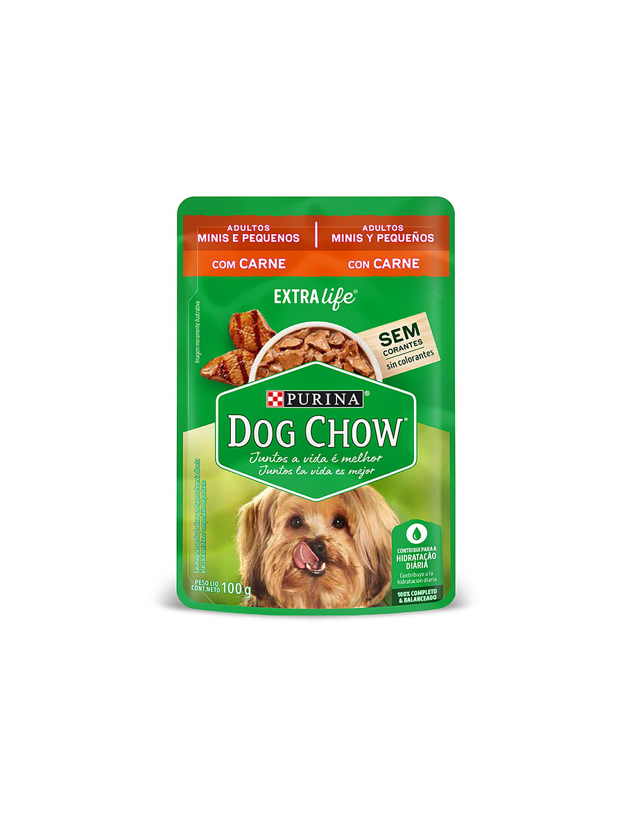Purina Dogchow Adultos Mini Peques Carne X 100 Gr 1