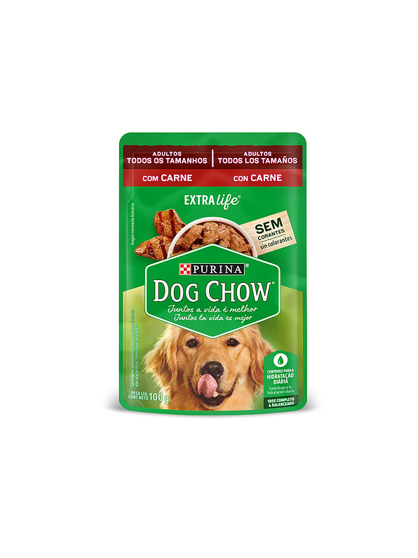 Purina Dogchow Adultos Todos Los Tamaños Carne X 100 Gr 1
