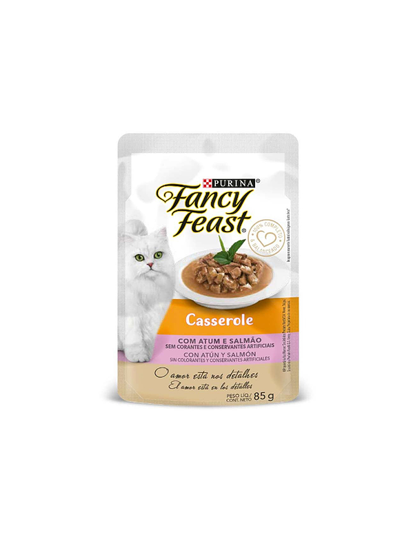Purina Fancy Feast Casserole Atun/Salmon X 85 Gr 1