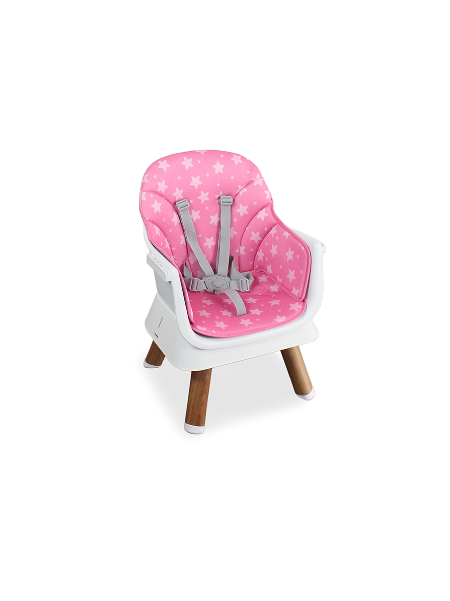 Silla Comedor Baby Elite Dinner Pink 5 en 1 3