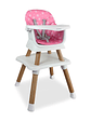 Silla Comedor Baby Elite Dinner Pink 5 en 1 - Miniatura 1
